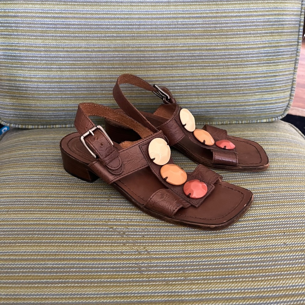 Vintage Marni block heel sandals